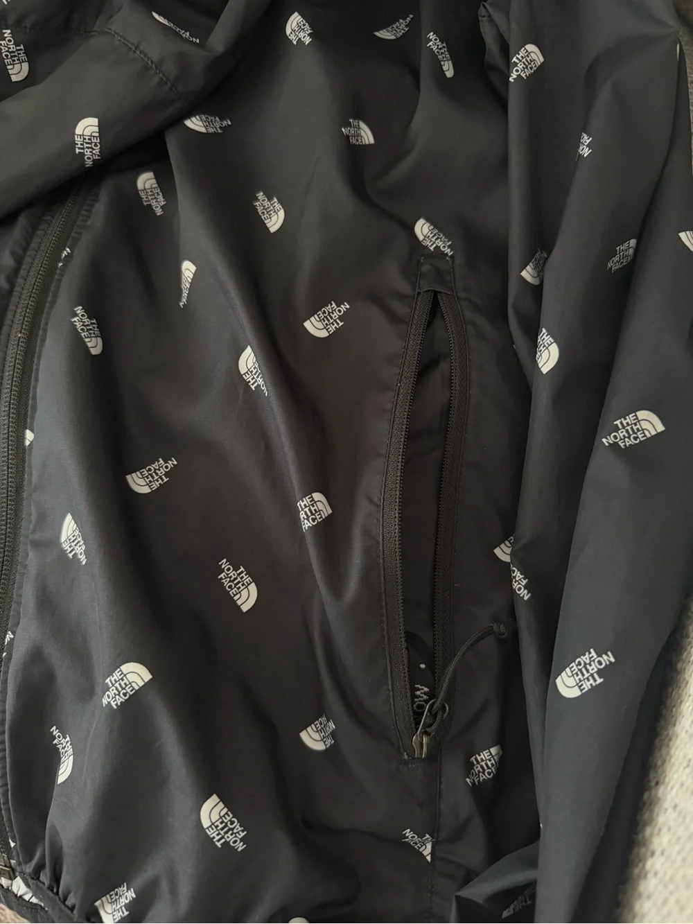 The North Face Black Hooded Logo-Print Rain Jacket - Men